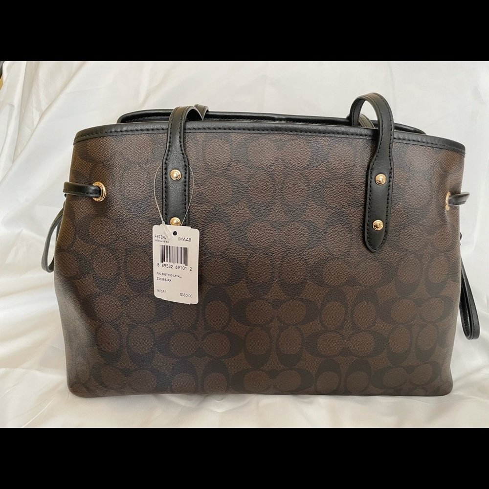 Brand NWT COACH Drawstring Carryall